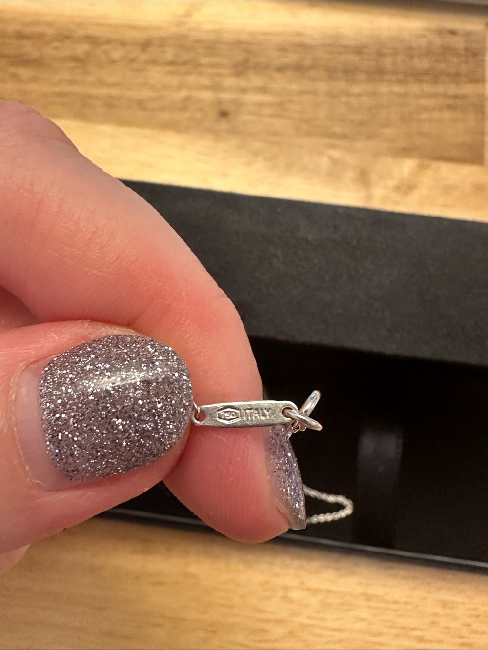 Tiffany & Co. X Motif Diamond Station Necklace in White Gold - Picture 4 of 4